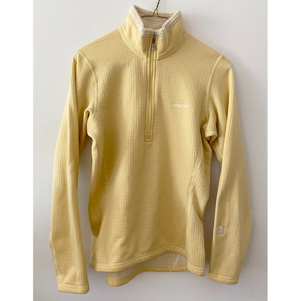 Patagonia Women's R1 Regulator Polartec Grid Fleece 1/4 Zip Pullover, Size Small